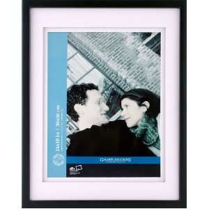  Gallery Solutions Black Airfloat Gallery Frame with Mat 