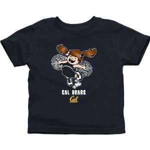   Cal Bears Infant Cheer Squad T Shirt   Navy Blue