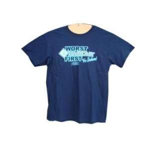  396332   Tampa Bay Worst to First Navy T Shirt. Case 