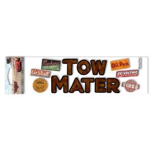  Disney Tow Mater Title Dimensional Sticker Arts, Crafts 