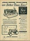 john deere 420 plow crawler new 320 tractor magazine ad