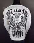 NWT Mens RUSH COUTURE Thermal Shirt ROC in White Jersey Shore