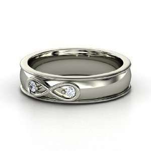 Infinite Love Ring, Platinum Ring with Diamond