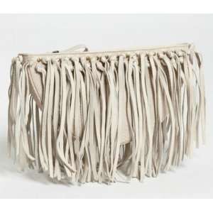  New with Tags Authentic House of Harlow Large Cream Fringe 