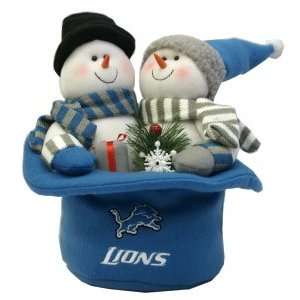  Detroit Lions Snowmen Top Hat