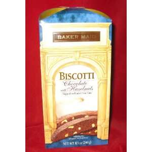 Chocolate Hazelnut Biscotti dipped in Dark Chocolate  