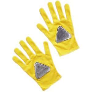  Childrens Yellow Ranger Costume Gloves Toys & Games
