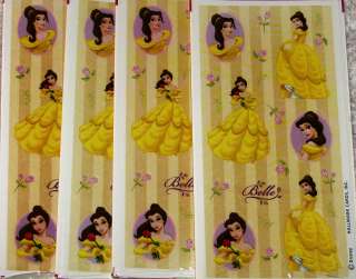   PRINCESS BELLE STICKERS ~ Birthday Party Supplies 726528146616  