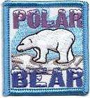 girl boy cub POLAR BEAR Swim Dip Camp Fun Patches Crest Badges GUIDE 