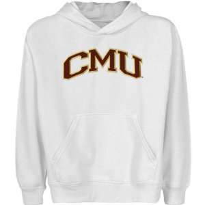  NCAA Central Michigan Chippewas Youth White Arch Applique 