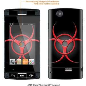   Decal Skin Sticker for AT&T ATT Sharp FX case cover FX 96 Electronics