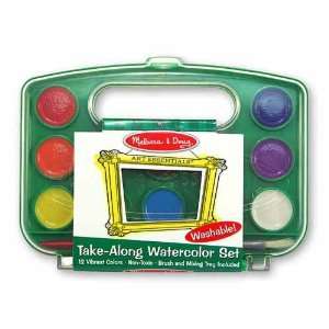  Take Along Watercolor Paint Set Toys & Games