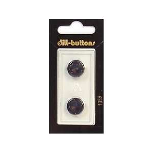  Dill Buttons 14mm Shank Navy 2 pc (6 Pack)