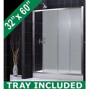 Bath Authority DreamLine Infinity Frosted Shower Door & Tray Kit (32 