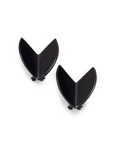 Giles & Brother   Nara Geometric Lacquered Earrings