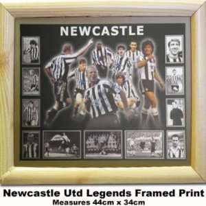 Newcastle Utd Football Legends Print