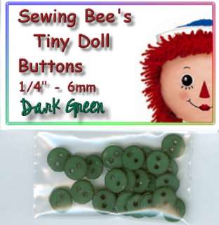 Doll Sewing clothes Buttons 1/4 ALL COLORS   PICK FROM  