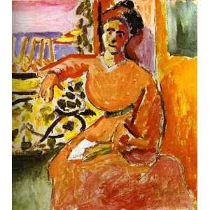   Woman Sitting before the Window Henri Matisse Hand Pa