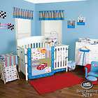Custom Made Race Cars Crib /Toddler 3 piece Bedding Set  