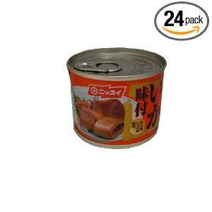 Nissui Ika Aji Seasoned Squid, 4.23 Ounce Cans (Pack of 24)  