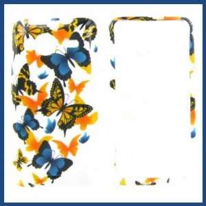  HTC Evo Shift 4G Yellow butterfly Protective Case 