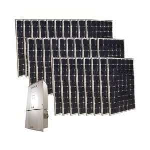   Solar 7,000 Watt Monocrystalline PV Grid Tied Solar Power Kit Home
