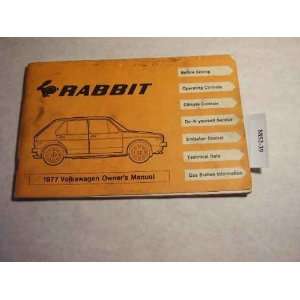 1977 Volkswagen Rabbit Owners Manual Volkswagen Books