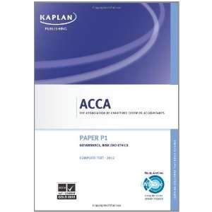  Acca Complete Study Text P1, Governance, Risk and Ethics 