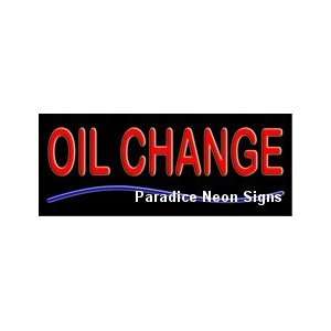  Oil Change Neon Sign 13 x 32