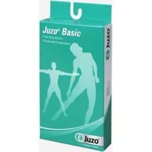 Juzo Basic Thigh High Stocking, Full Foot Short Beige Silicone, Size 3 