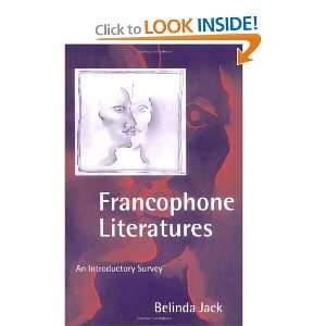  Francophone Literatures An Introductory Survey 
