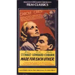  Made for Each Other [VHS] James Stewart, Carole Lombard 
