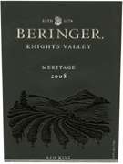 Beringer Knights Valley Meritage 2008 