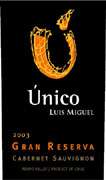 Unico Luis Miguel Gran Reserva Cabernet Sauvignon 2003 