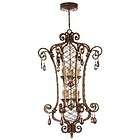 world imports toulouse foyer antique gold 8 light crytal chandelier