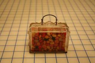 RARE Westmoreland Glass Suitcase Candy Holder w Candy  
