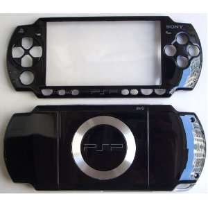 Piano Black PSP 2000 Series Full Shell Cover Housing Replacement with 