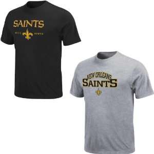 NFL New Orleans Saints Big & Tall Short Sleeve T Shirt Combo 6XL 