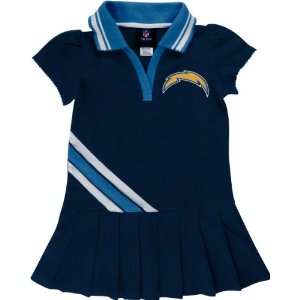    San Diego Chargers Infant Pleated Polo Dress