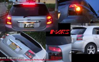 Black Altezza Tail Lights for Toyota Corolla & Runx 01 07 Hatch