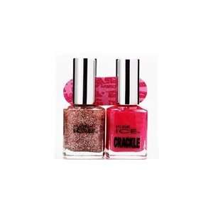 Bari Cosmetics   PUREICE   Winter Crackle and Ice Duo   Pink Glitter 