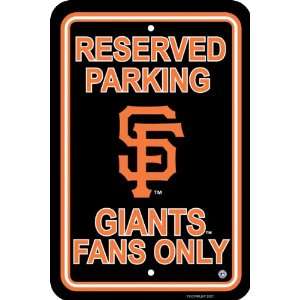  MLB San Francisco Giants Parking Sign 