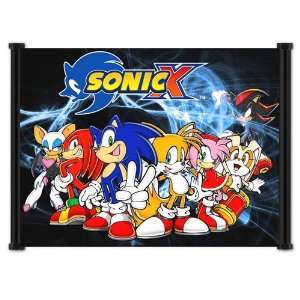  Sonic X Anime Fabric Wall Scroll Poster (21 x 16) Inches 