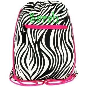  Zebra Drawstring Backpack