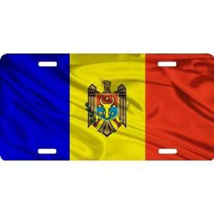 Moldova Flag Cool Novelty License Plate   Unisex   Ideal Gift for all 