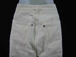 DKNY JEANS White Tapered Jeans Pants Size 8  