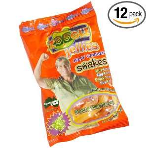 Zoogle Jellies, Snakes, 5 Ounce Bags (Pack of 12)  Grocery 