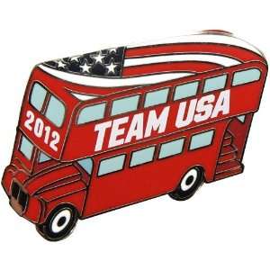  London 2012 Team USA Double Decker Bus Pin Sports 