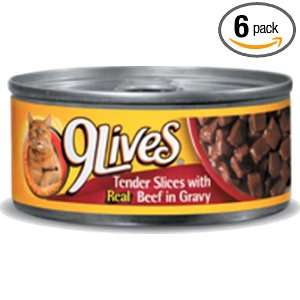   Beef with Gravy Dinner Canned Cat Food 5.50 oz, 4 Count (Pack of 6
