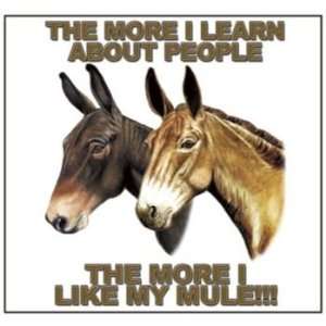  The More I Learn About People TShirt Medium